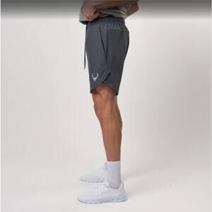 Bucked Up Men's‎ Military Green 6" Crossover High Waist Bike Shorts - Size L